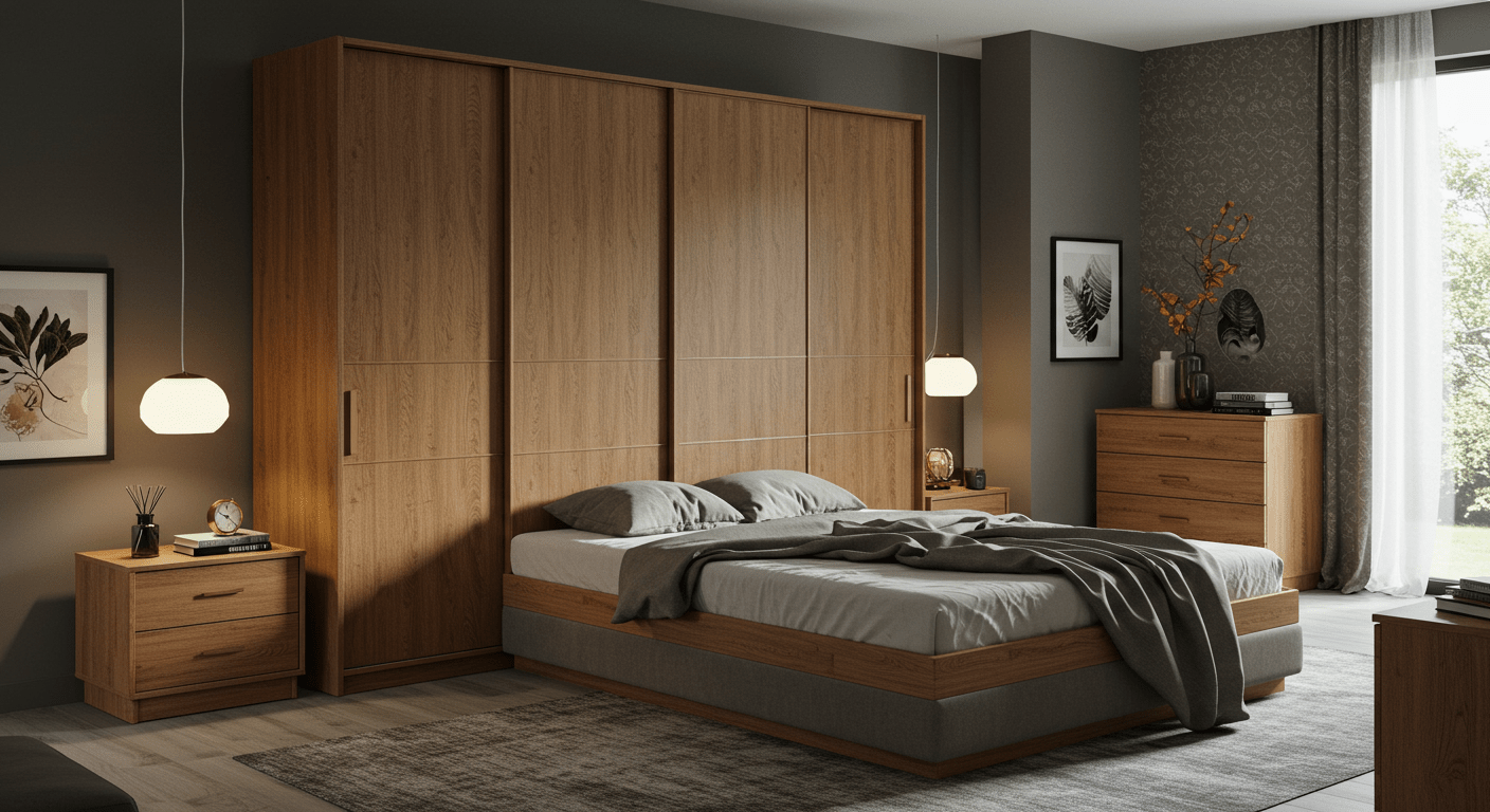 Modern bedroom furniture set