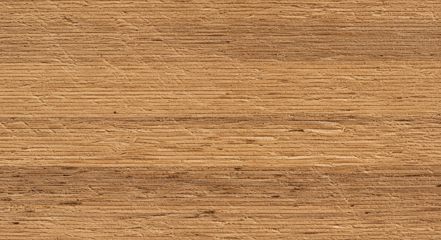 Plywood cross-section view