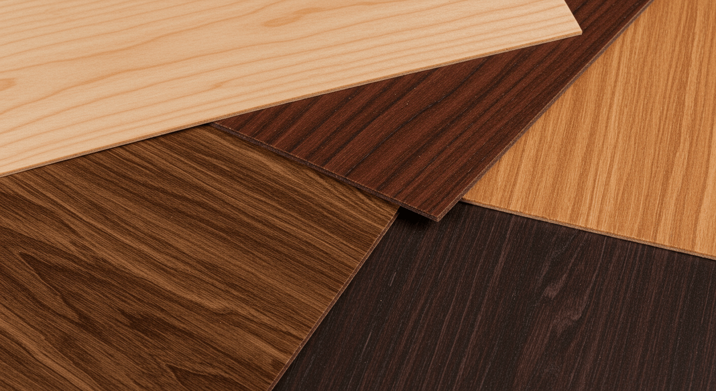 Wood veneer samples