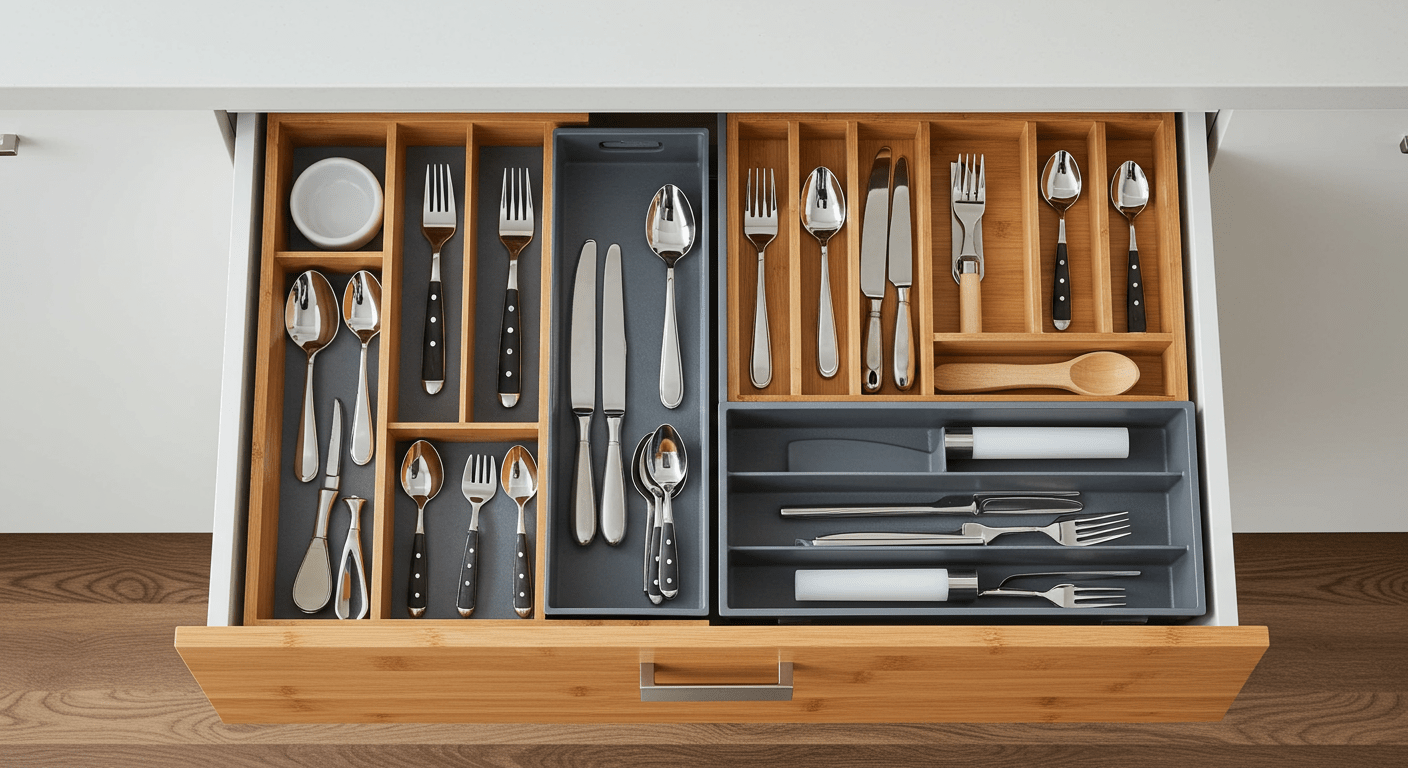 Modern kitchen cabinet accessories