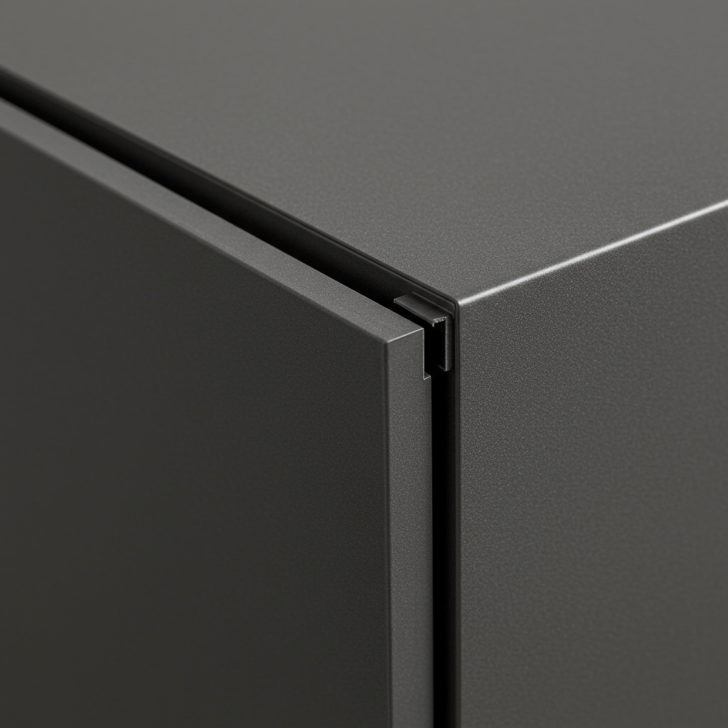 Gray Melamine Cabinet Edge